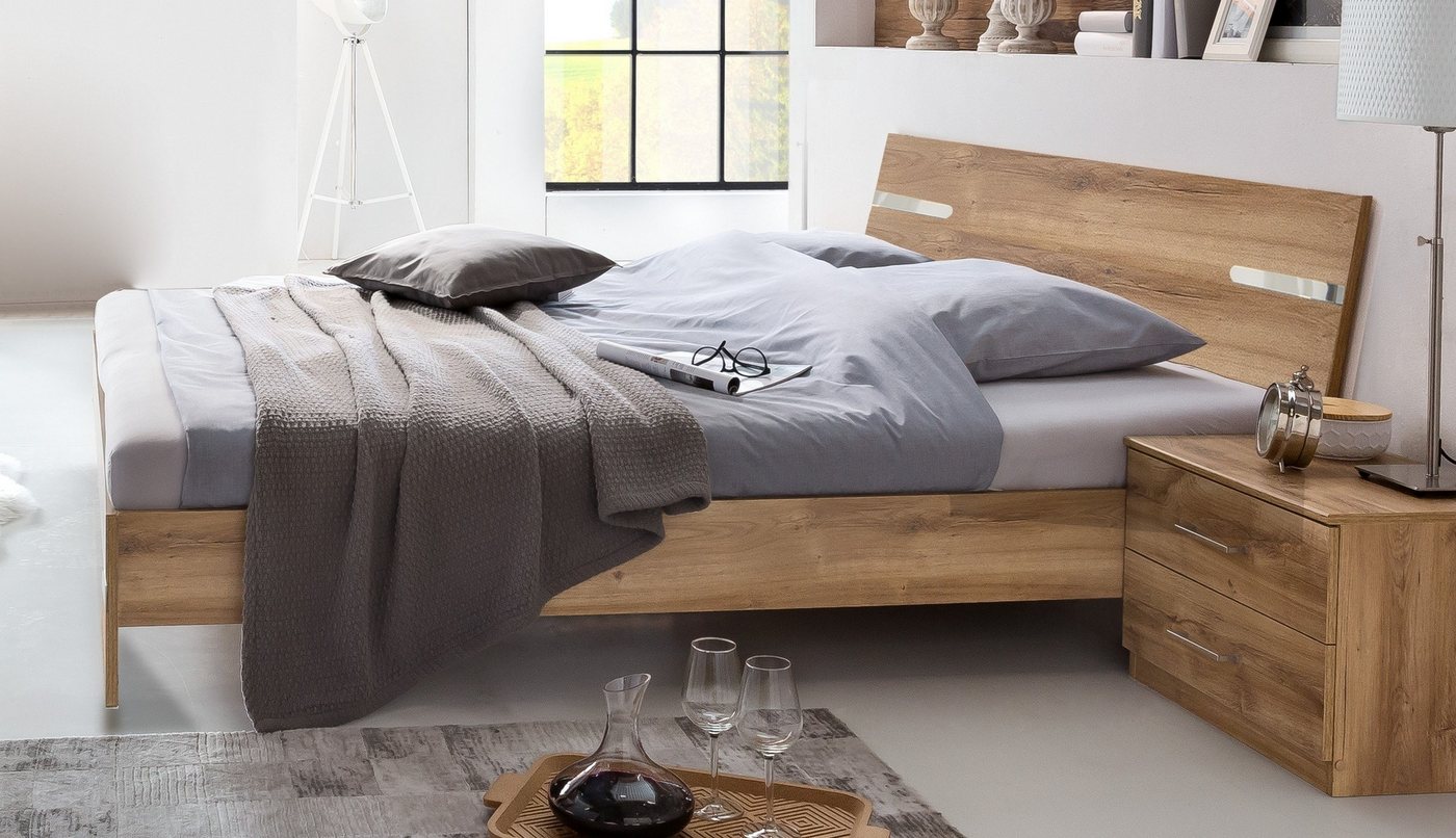 Wimex Schlafzimmer-Set in PLANKENEICHE NACHBILDUNG - 282x81x210cm (BxHxT) von Wimex