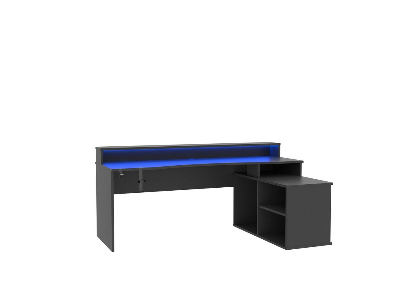 freiraum Schreibtisch Tamas, 200 x 91 x 125,5 cm (B/H/T) von freiraum