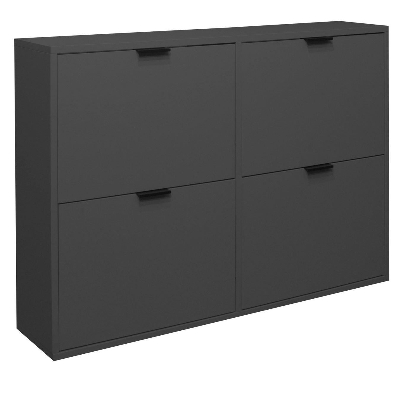 Mäusbacher Schuhkipper in anthrazit matt lack - 120x86x25cm (BxHxT) von Mäusbacher