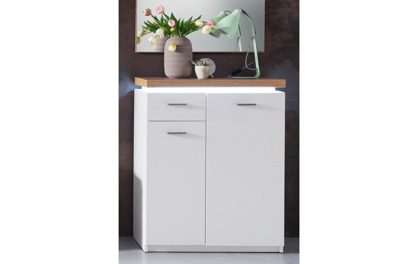 möbelando Schuhschrank Chalki 75 x 99 x 38 cm (B/H/T) möbelando Schuhschrank Chalki 75 x 99 x 38 cm (B/H/T) von möbelando
