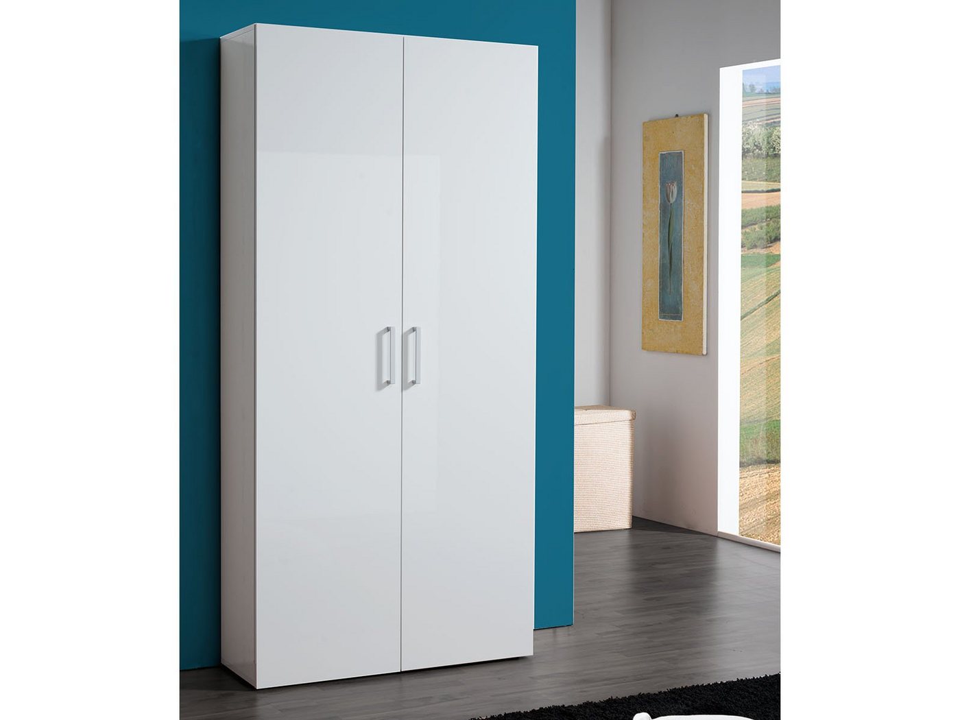 möbelando Schuhschrank Girl 91 x 191 x 33 cm (B/H/T) möbelando Schuhschrank Girl 91 x 191 x 33 cm (B/H/T) von möbelando