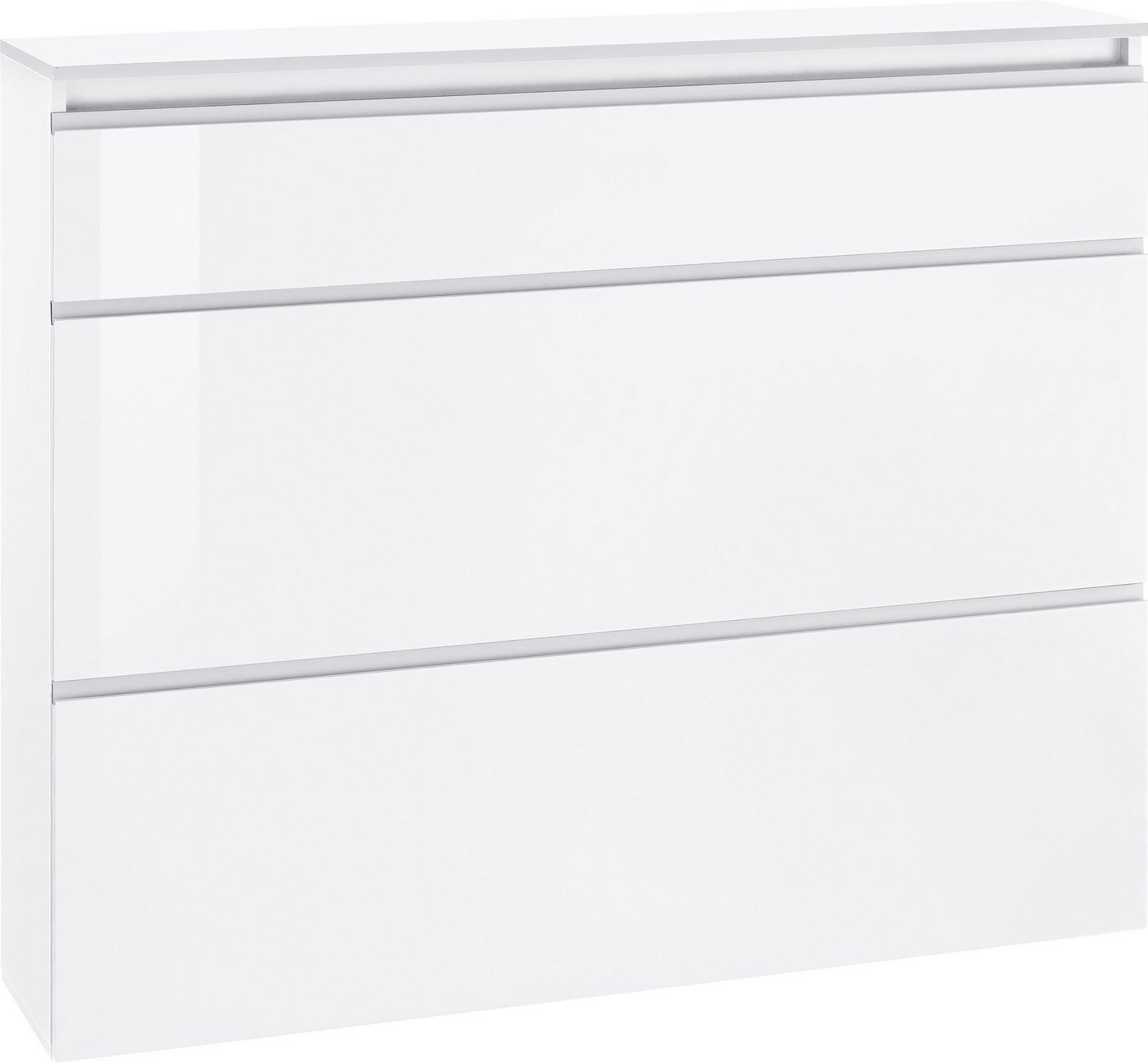 möbelando Schuhschrank Magione 121 x 108 x 26.5 cm (B/H/T) möbelando Schuhschrank Magione 121 x 108 x 26.5 cm (B/H/T) von möbelando