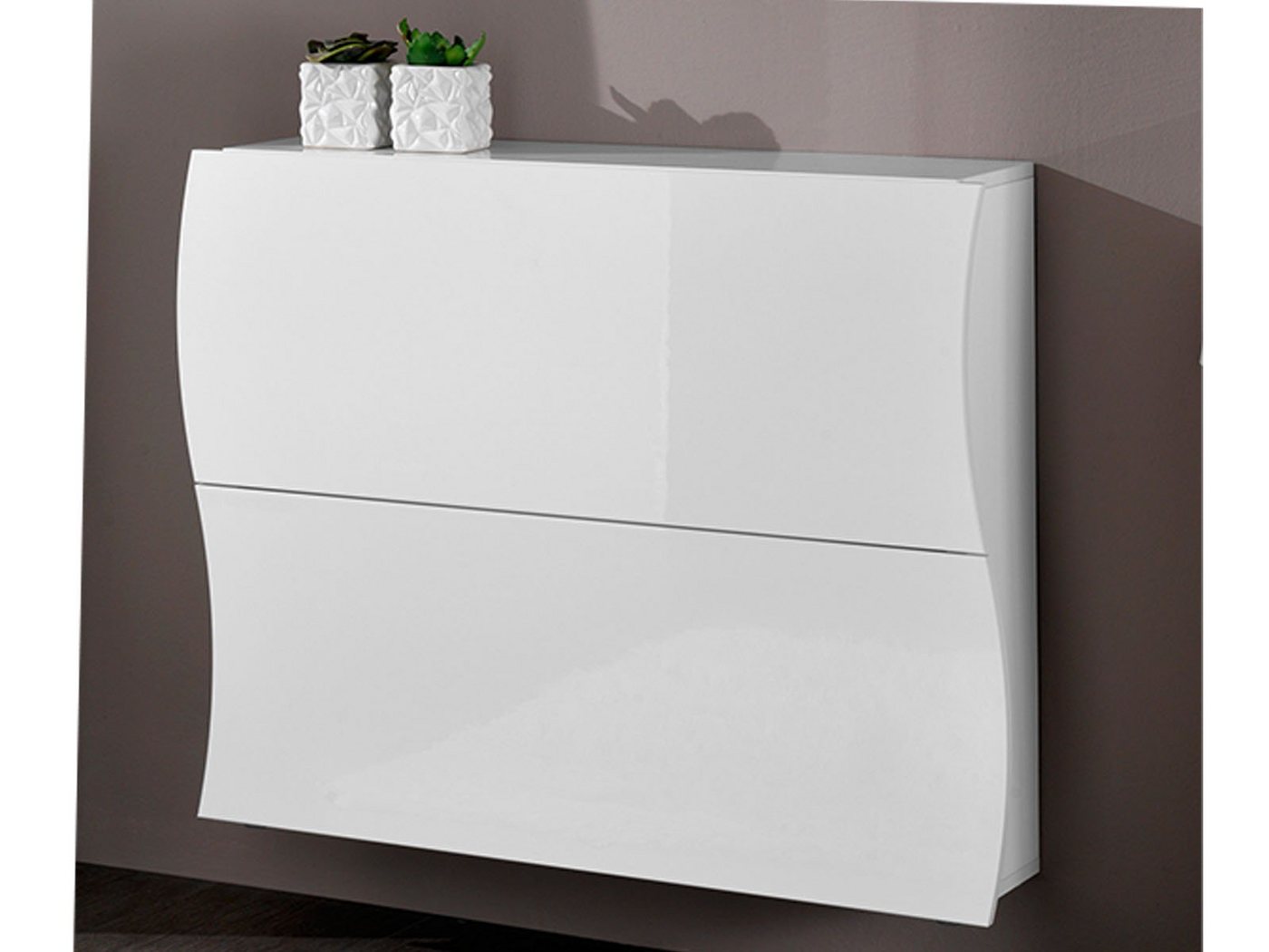 möbelando Schuhschrank Onda 101 x 82 x 27 cm (B/H/T) möbelando Schuhschrank Onda 101 x 82 x 27 cm (B/H/T) von möbelando
