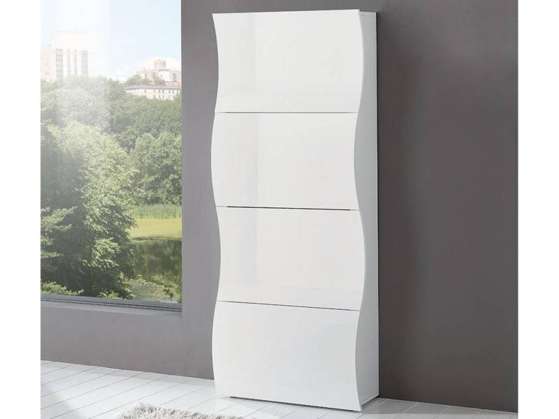 möbelando Schuhschrank Onda 71 x 161 x 27 cm (B/H/T) von möbelando