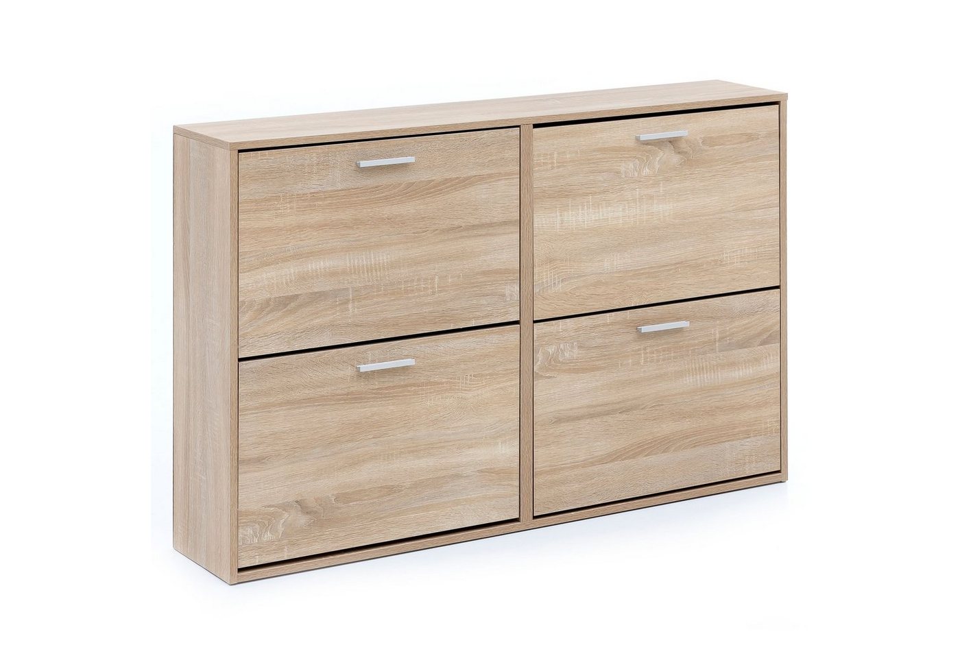 möbelando Schuhschrank Schuhschrank WL5.828 Modern 120 x 81 x 24 cm Holz Schuhregal Sonoma 4 24 x 81 x 120 cm (B/H/L) möbelando Schuhschrank Schuhschrank WL5.828 Modern 120 x 81 x 24 cm Holz Schuhregal Sonoma 4 24 x 81 x 120 cm (B/H/L) von möbelando