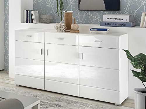 möbelando Sideboard Beistellschrank Anrichte Standschrank Kommode Schrank Ella I von möbelando