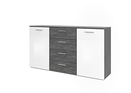 möbelando Sideboard Beistellschrank Anrichte Standschrank Kommode Schrank Maurits I von möbelando
