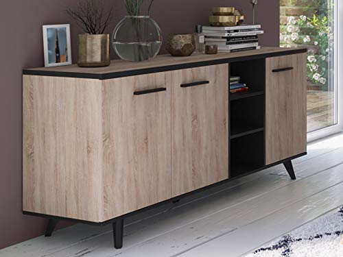 möbelando Sideboard Beistellschrank Anrichte Standschrank Kommode Schrank Waco I von möbelando