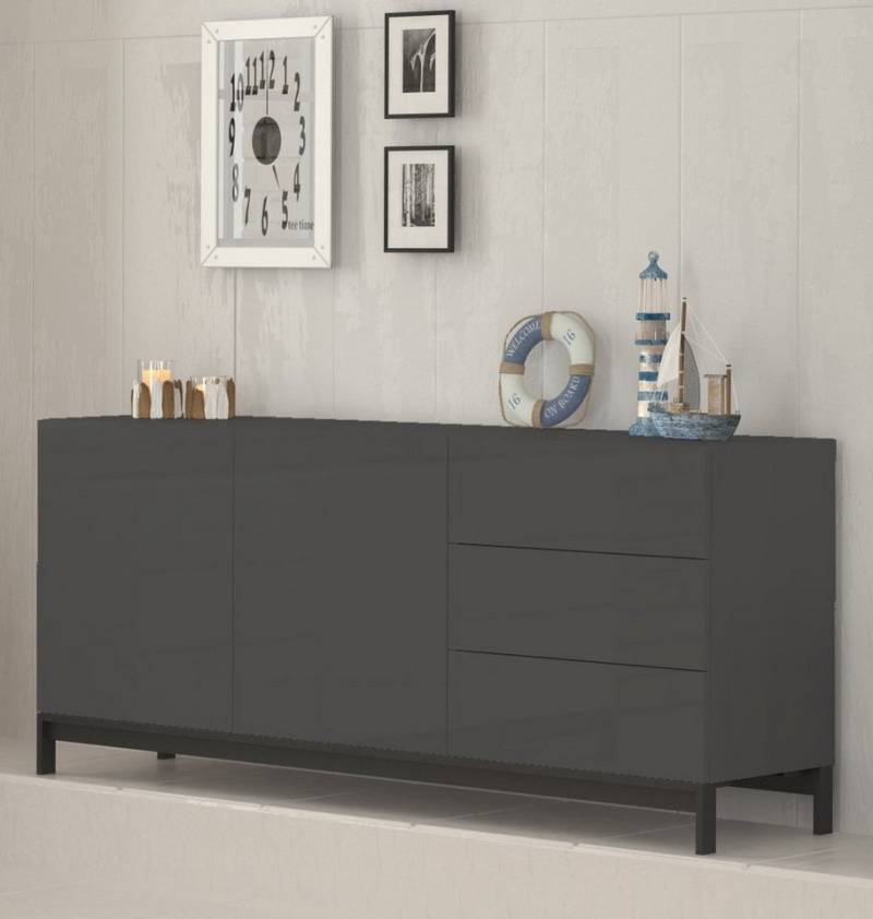 möbelando Sideboard Mercogliano, 170 x 73 x 40 cm (B/H/T) von möbelando