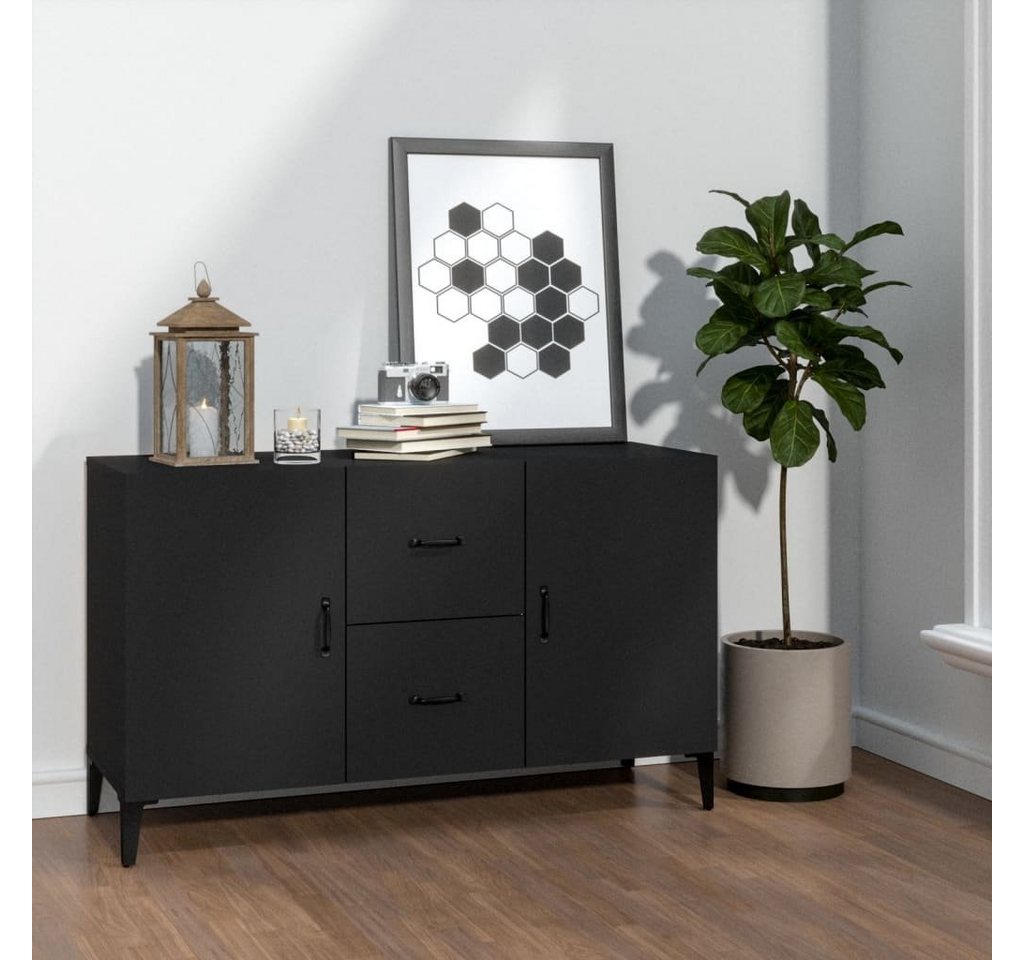 möbelando Sideboard Torres (BxHxT: 100x60x36 cm), in Schwarz mit 2 Schubladen und 2 Türen von möbelando