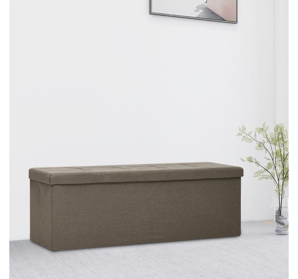 möbelando Sitztruhe 3010866 (LxBxH: 38x110x38 cm), faltbar aus Stoff in Braun von möbelando