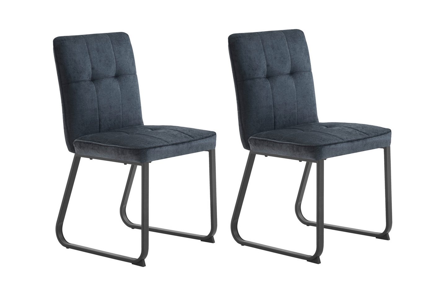 freiraum Stuhl TALEA (2er-Set), aus Microfaser in grau. Abmessungen (BxHxT) 47x88x59 cm von freiraum