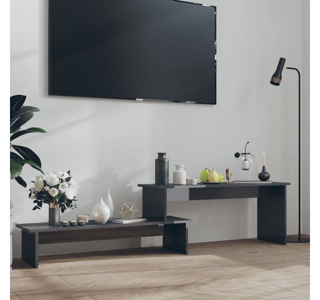 möbelando TV-Board 3006939 (LxBxH: 30x180x43 cm), in Hochglanz-Grau von möbelando