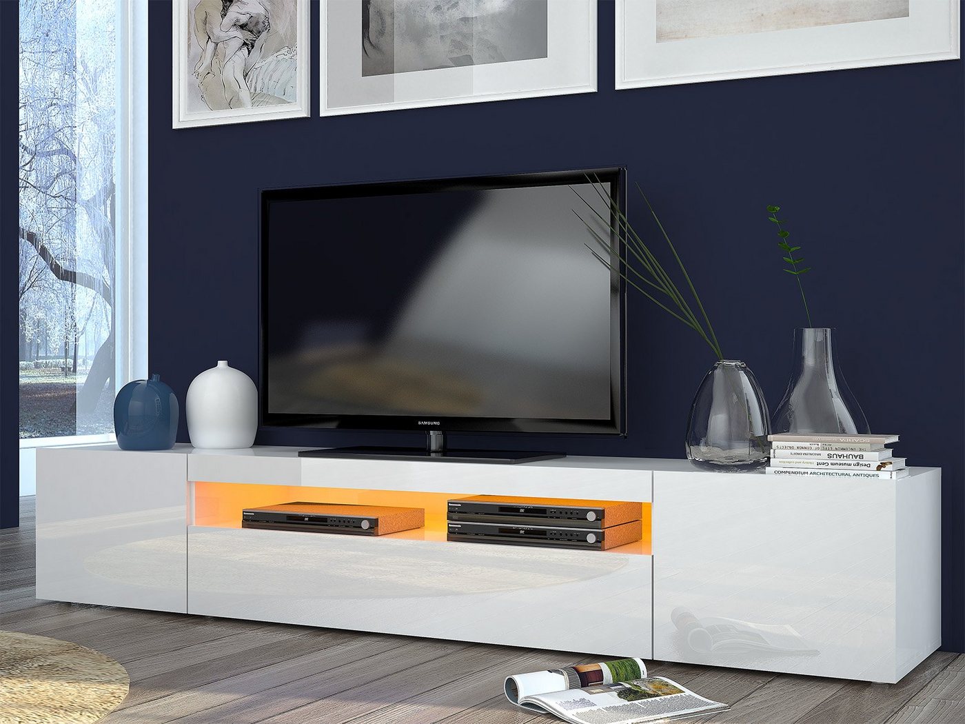 möbelando TV-Board Daiquiri, 200 x 36.2 x 40 cm (B/H/T) möbelando TV-Board Daiquiri, 200 x 36.2 x 40 cm (B/H/T) von möbelando
