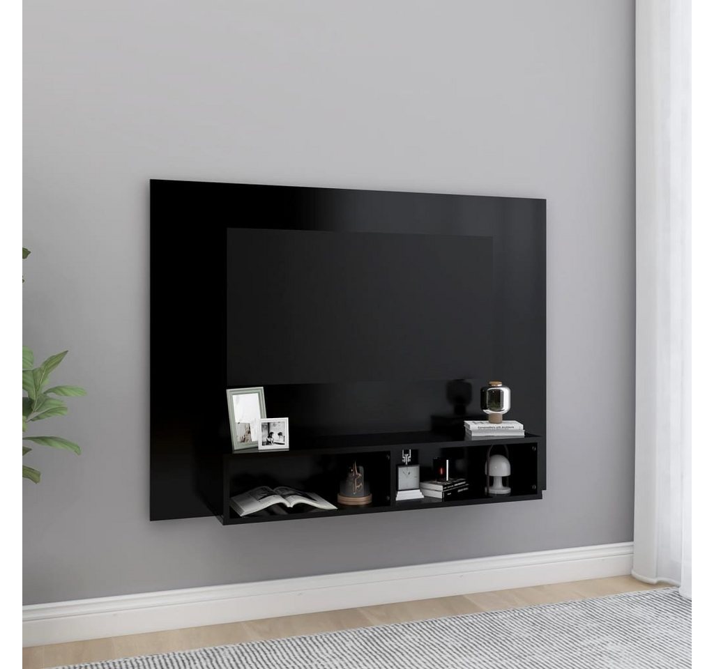 möbelando TV-Board Förderstedt (L/B/H: 120x23x90 cm), in Schwarz von möbelando