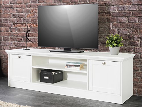 möbelando TV-Lowboard Unterschrank Fernsehtisch Sideboard HiFi Element Rack Landsted II von möbelando