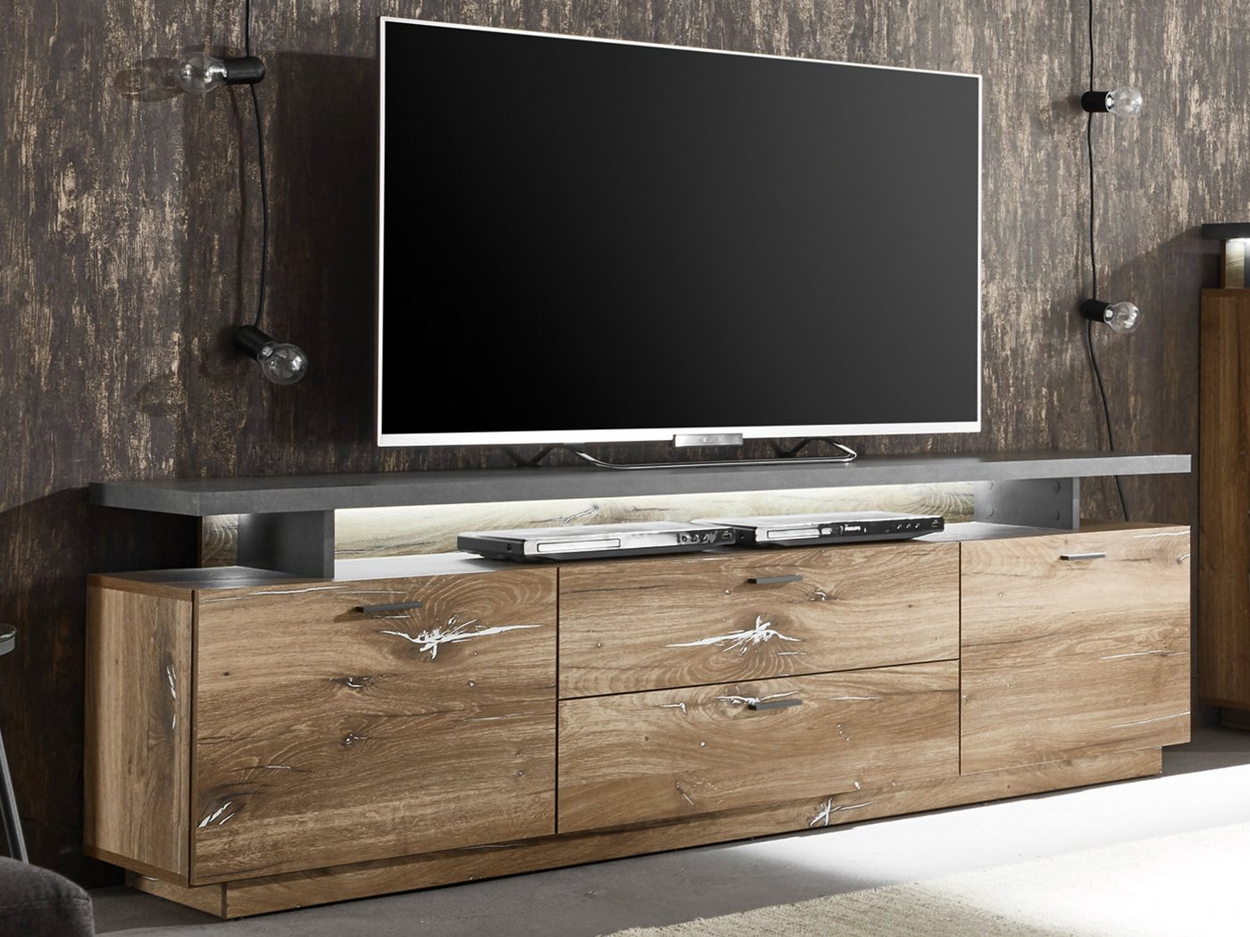 PREISBRECHER TV-Board Klaus, 175 x 58 x 38 cm (B/H/T) von PREISBRECHER