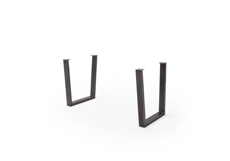 MCA living Tischgestell (2er-Set) in anthrazit - 73x74x8 (BxHxT) (2er-Set, 2-er Set) von MCA living