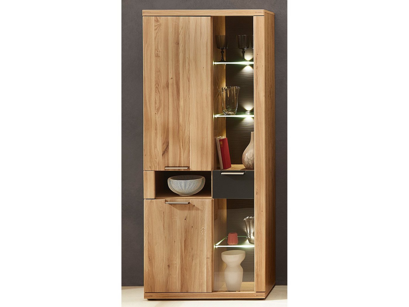 freiraum Vitrine Bakersfield 80 x 199 x 37 cm (B/H/T) freiraum Vitrine Bakersfield 80 x 199 x 37 cm (B/H/T) von freiraum