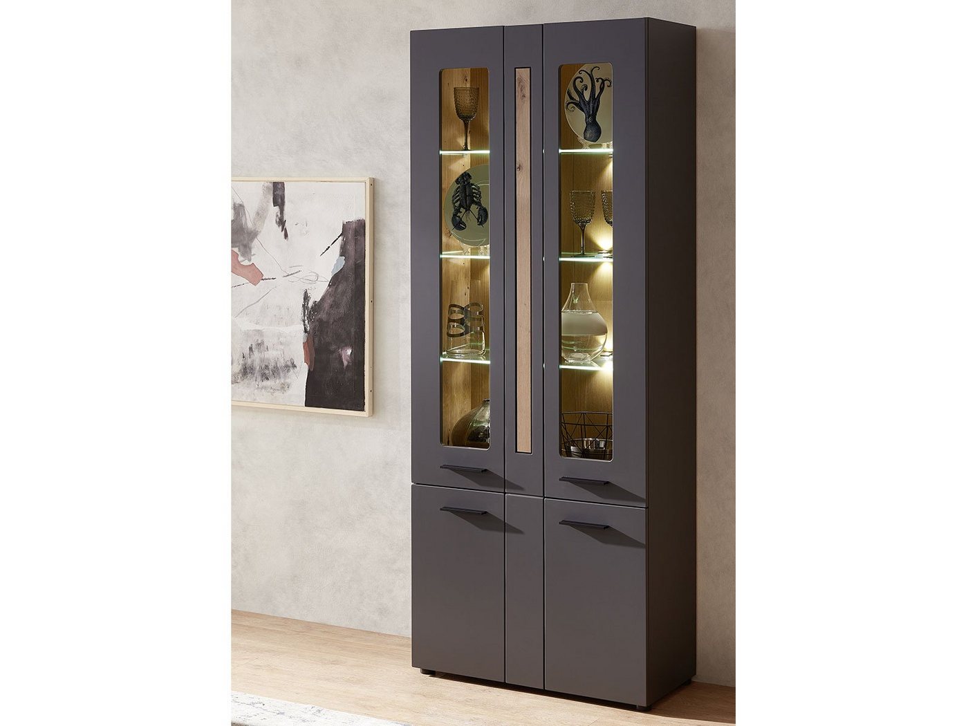 freiraum Vitrine Lewes 80 x 201 x 37 cm (B/H/T) von freiraum