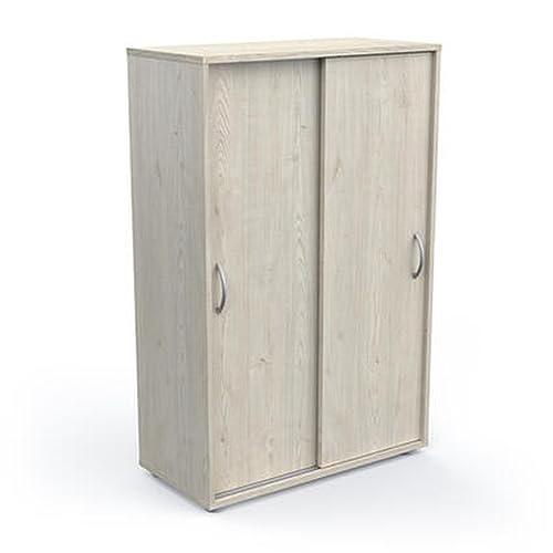 möbelando Wäscheschrank >Nexty< in Topanga Eiche aus Holzwerkstoff - 68x106x33cm (BxHxT) von möbelando