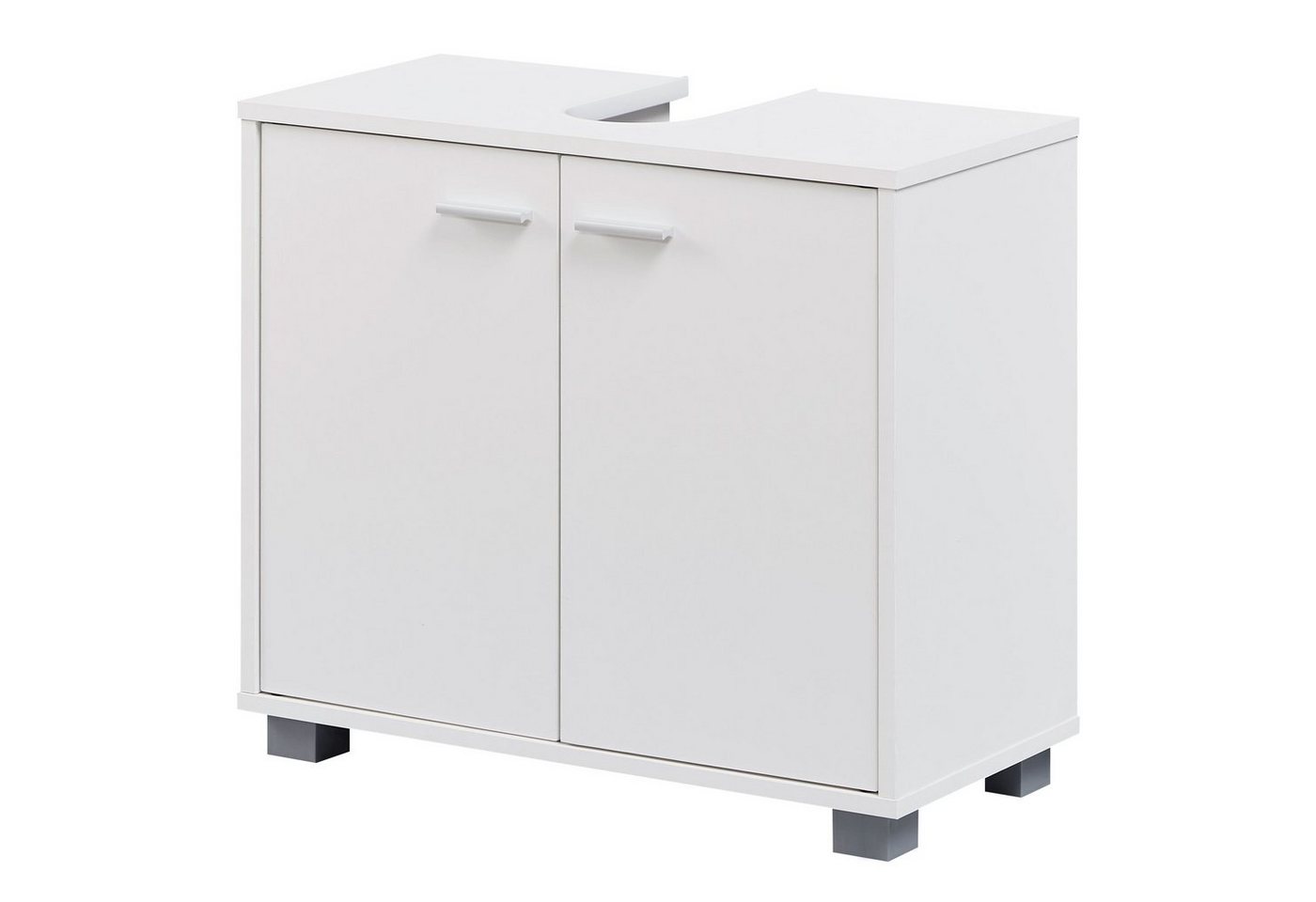 möbelando Waschbeckenunterschrank Design Waschbeckenunterschrank WL1.344 Badunterschrank mit 2 Türen 30 x 55 x 60 cm (B/H/L) möbelando Waschbeckenunterschrank Design Waschbeckenunterschrank WL1.344 Badunterschrank mit 2 Türen 30 x 55 x 60 cm (B/H/L) von möbelando