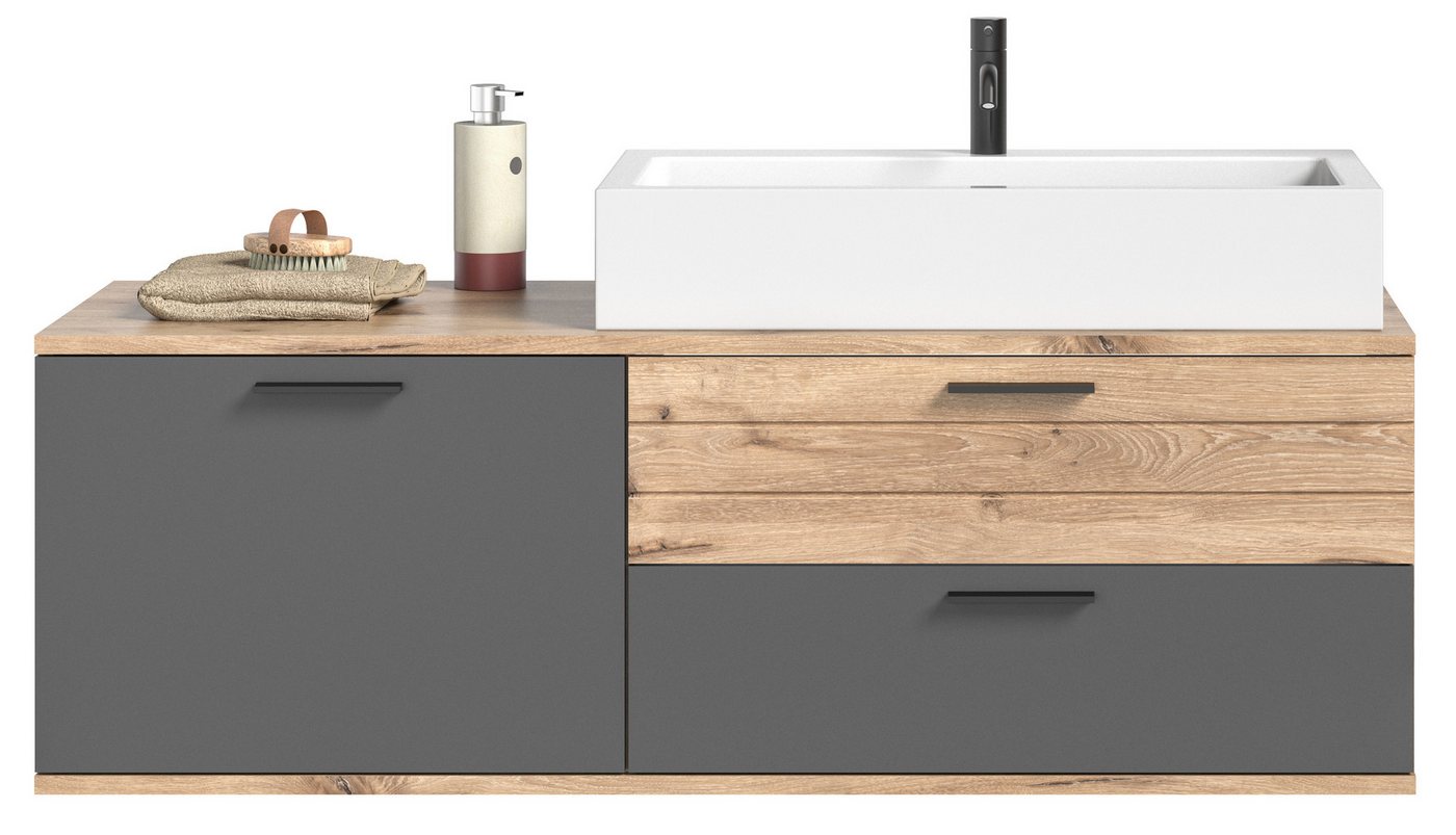möbelando Waschtisch-Set Missoula, 140 x 62 x 46 cm (B/H/T) möbelando Waschtisch-Set Missoula, 140 x 62 x 46 cm (B/H/T) von möbelando