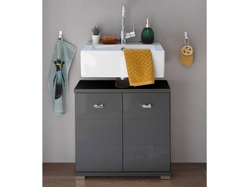 PREISBRECHER Waschbeckenunterschrank Peter 60 x 57 x 30 cm (B/H/T) von PREISBRECHER