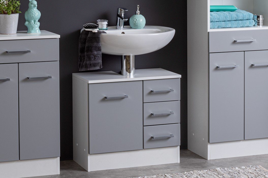 freiraum Waschbeckenunterschrank Riga 60 x 54 x 35 cm (B/H/T) freiraum Waschbeckenunterschrank Riga 60 x 54 x 35 cm (B/H/T) von freiraum