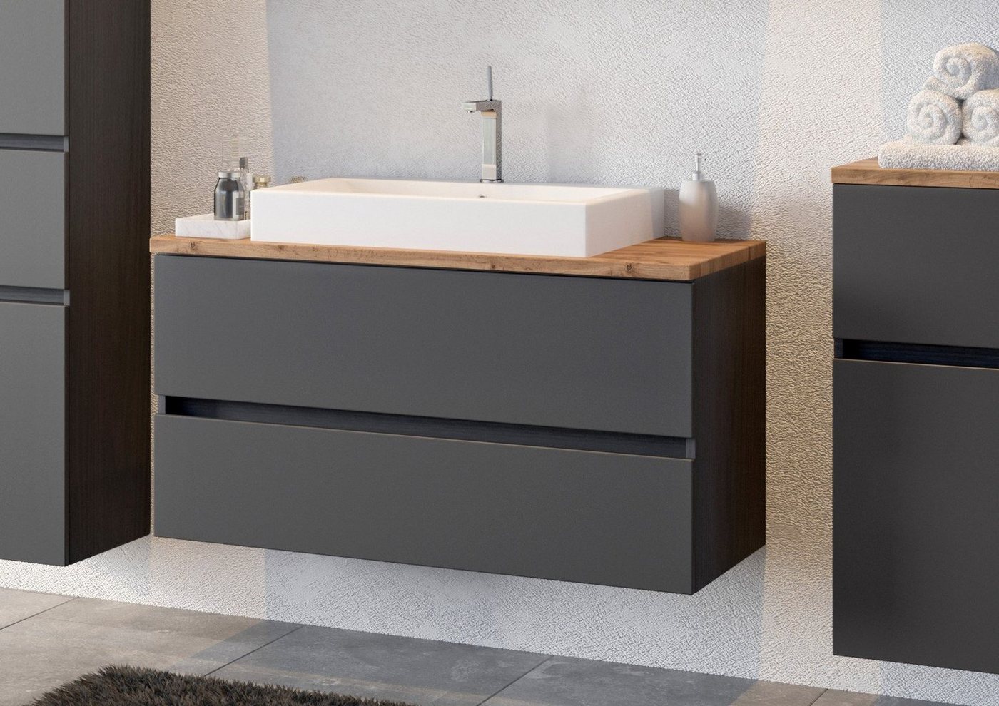 freiraum Waschtisch-Set Pienza, 100 x 54 x 48 cm (B/H/T) freiraum Waschtisch-Set Pienza, 100 x 54 x 48 cm (B/H/T) von freiraum