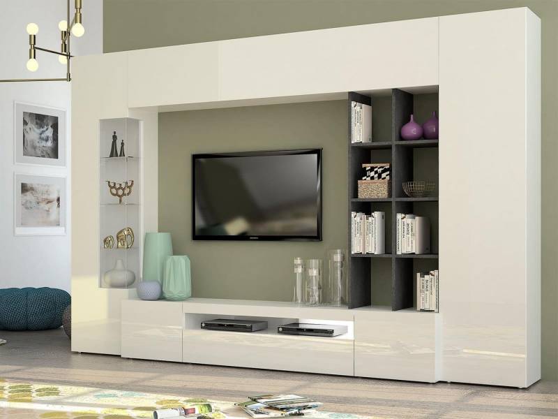 möbelando Wohnwand Egypt, 290 x 191.2 x 40 cm (B/H/T) möbelando Wohnwand Egypt, 290 x 191.2 x 40 cm (B/H/T) von möbelando