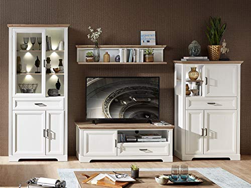 möbelando Wohnwand Schrankwand TV-Wand Wohnzimmerwand Mediawand Anbauwand Jillana VI von möbelando