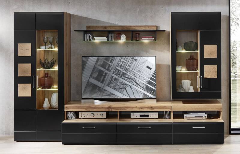 freiraum Wohnwand Sidonia, (5-St), 330 x 208 x 52 cm (B/H/T) von freiraum