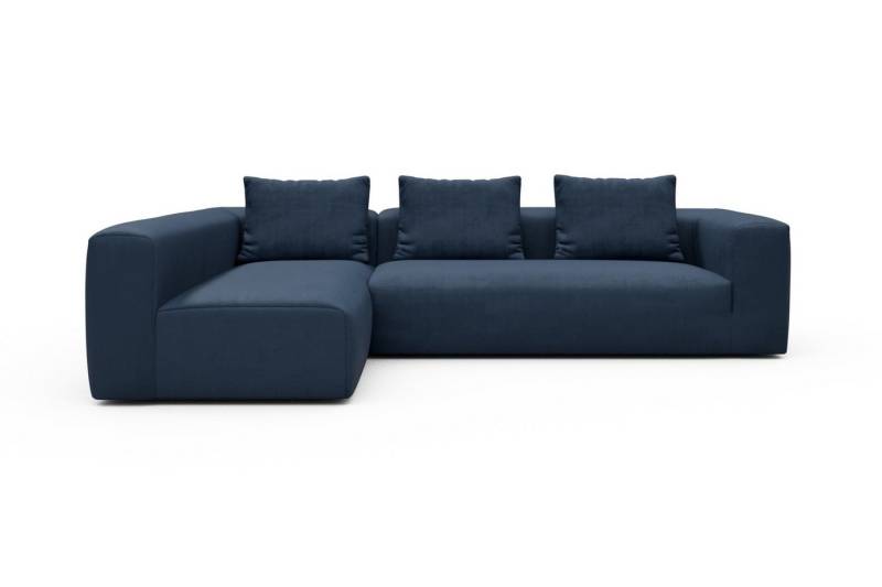 moebelfaktor Ecksofa Fred 2x 2,5-Sitzer links offen, Modular, tief, komfortabel, breite Armlehnen von moebelfaktor