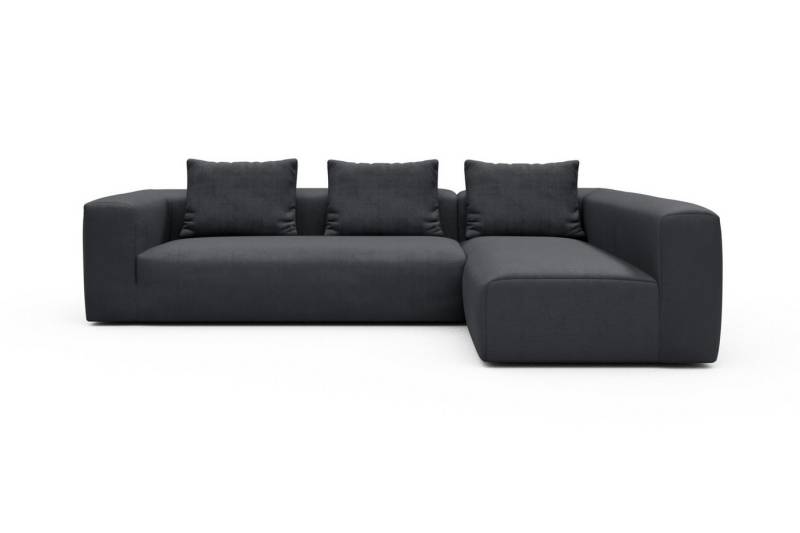 moebelfaktor Ecksofa Fred 2x 2,5-Sitzer rechts offen, Modular, tief, komfortabel, breite Armlehnen von moebelfaktor