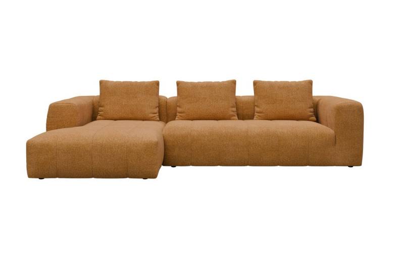 moebelfaktor Ecksofa Hugo 2,5-Sitzer Armlehne rechts mit Chaiselongue, Modular, ohne sichtbare Füße, durchgehende Steppung von moebelfaktor