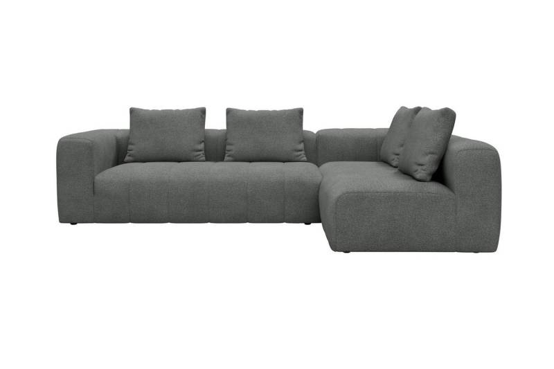 moebelfaktor Ecksofa Hugo 2x 2,5-Sitzer Armlehne links, Modular, ohne sichtbare Füße, durchgehende Steppung von moebelfaktor