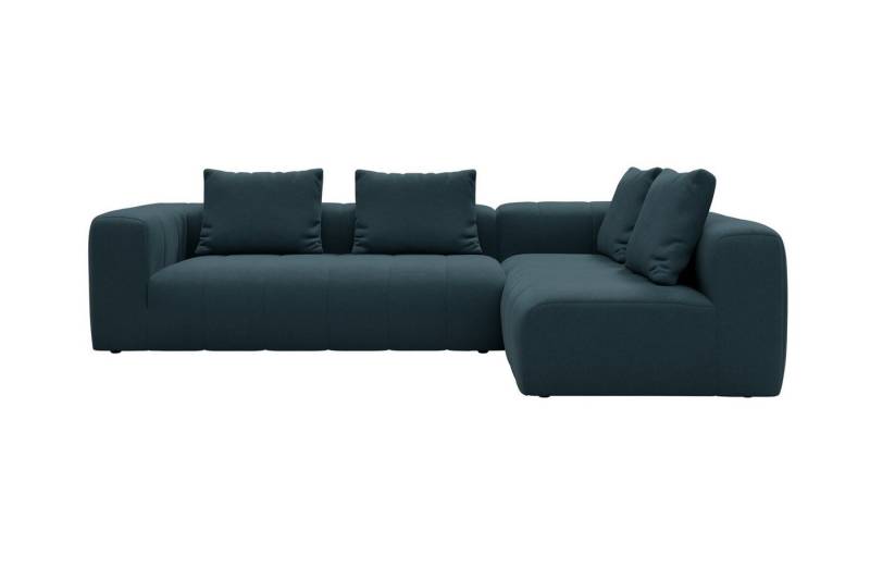 moebelfaktor Ecksofa Hugo 2x 2,5-Sitzer Armlehne links, Modular, ohne sichtbare Füße, durchgehende Steppung von moebelfaktor