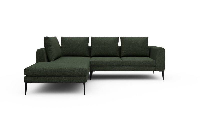 moebelfaktor Ecksofa Paul Relax-Ecke links mit 2-Sitzer, Skandinavisches Design, niedrige Bauhöhe, für Saugroboter geeignet von moebelfaktor