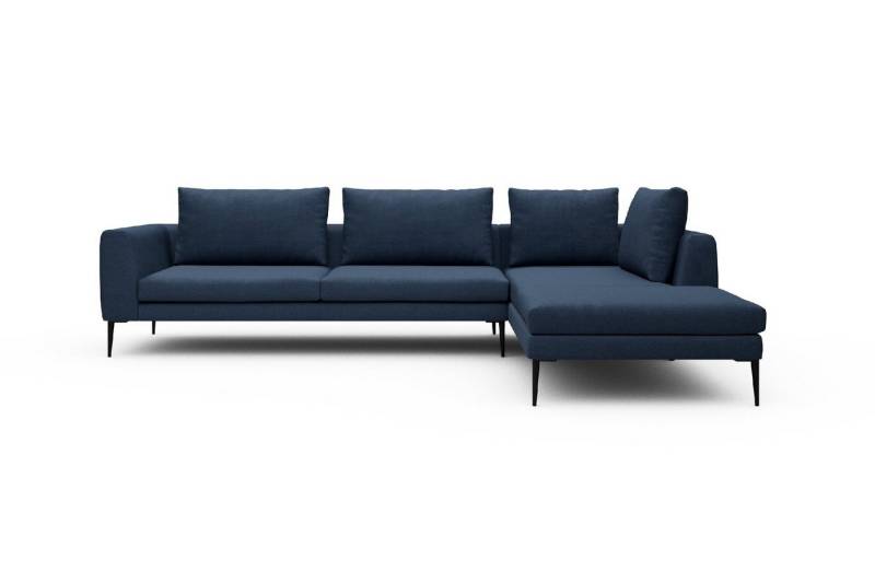 moebelfaktor Ecksofa Paul Relax-Ecke links mit 3-Sitzer, Skandinavisches Design, niedrige Bauhöhe, für Saugroboter geeignet von moebelfaktor