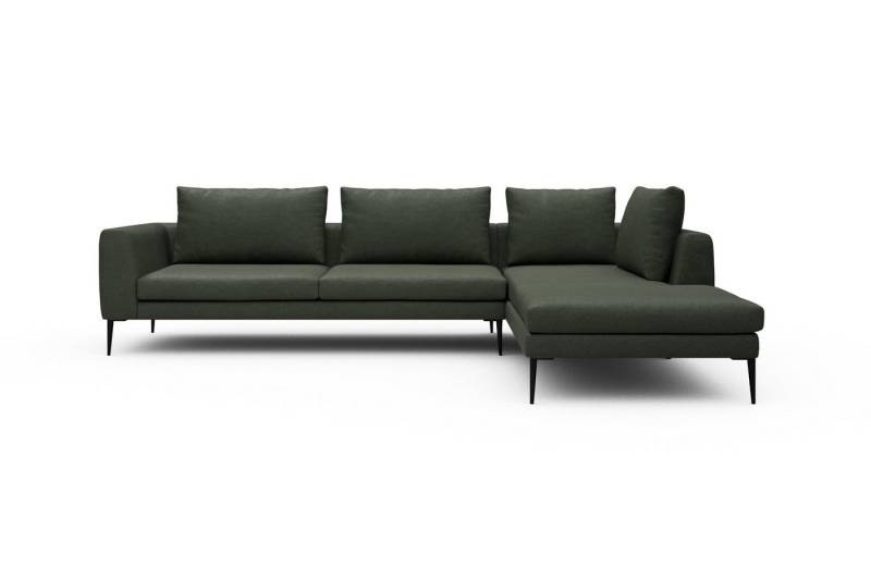 moebelfaktor Ecksofa Paul Relax-Ecke links mit 3-Sitzer, Skandinavisches Design, niedrige Bauhöhe, für Saugroboter geeignet von moebelfaktor