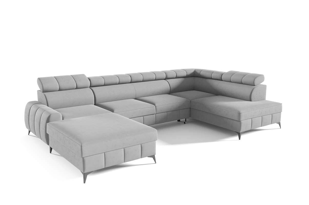 moebelfaktor Ecksofa Schlafsofa Wohnlandschaft London, mit Ausklappfunktion von moebelfaktor