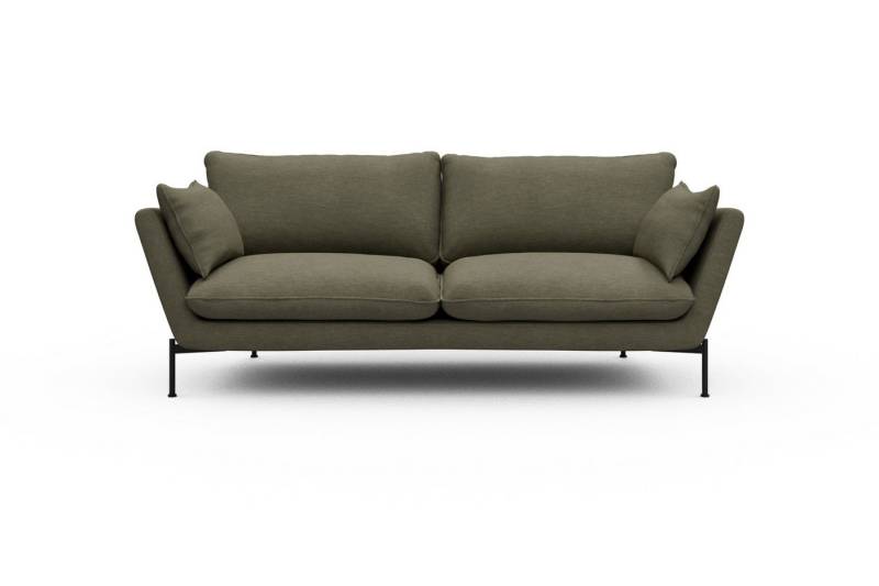 moebelfaktor Sofa Anton 3-Sitzer, schräg gestellte Armlehnen, hoher Rücken von moebelfaktor
