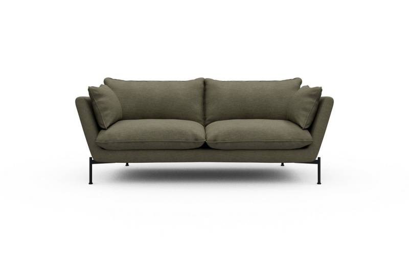 moebelfaktor Sofa Anton PREMIUM 2-Sitzer, schräg gestellte Armlehnen, hoher Rücken von moebelfaktor