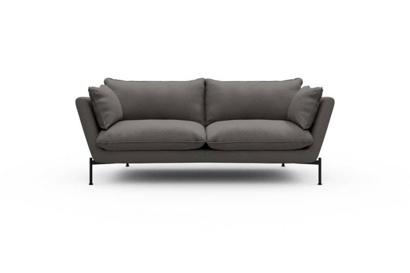 moebelfaktor Sofa Anton PREMIUM 2-Sitzer, schräg gestellte Armlehnen, hoher Rücken von moebelfaktor