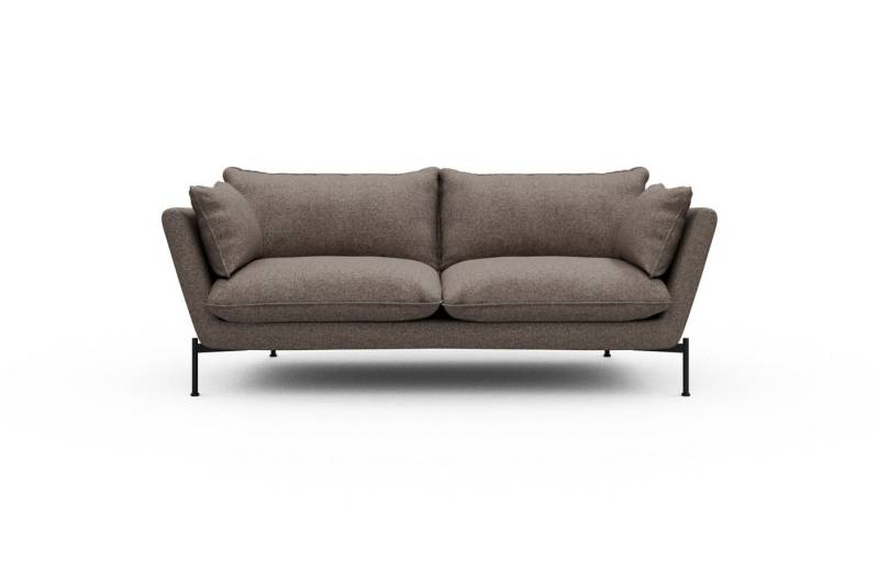 moebelfaktor Sofa Anton PREMIUM 2-Sitzer, schräg gestellte Armlehnen, hoher Rücken von moebelfaktor