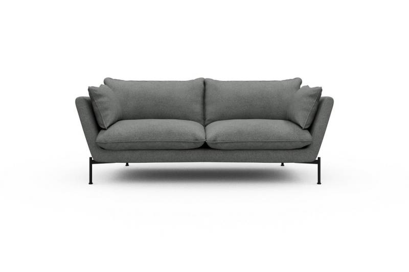 moebelfaktor Sofa Anton PREMIUM 2-Sitzer, schräg gestellte Armlehnen, hoher Rücken von moebelfaktor