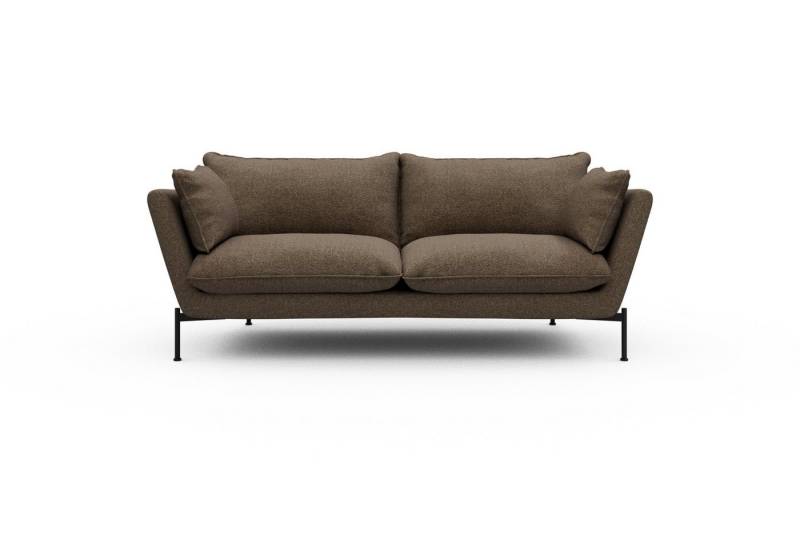 moebelfaktor Sofa Anton PREMIUM 2-Sitzer, schräg gestellte Armlehnen, hoher Rücken von moebelfaktor
