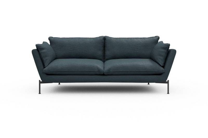moebelfaktor Sofa Anton PREMIUM 3-Sitzer, schräg gestellte Armlehnen, hoher Rücken von moebelfaktor