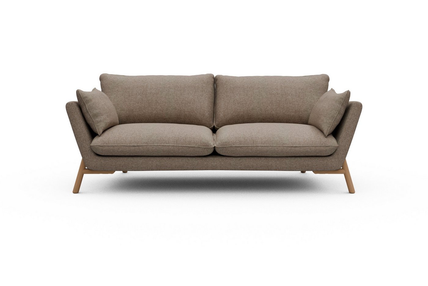 moebelfaktor Sofa Emil 3-Sitzer Beinfarbe Eiche Natur, schräg gestellte Armlehnen, hoher Rücken moebelfaktor Sofa Emil 3-Sitzer Beinfarbe Eiche Natur, schräg gestellte Armlehnen, hoher Rücken von moebelfaktor